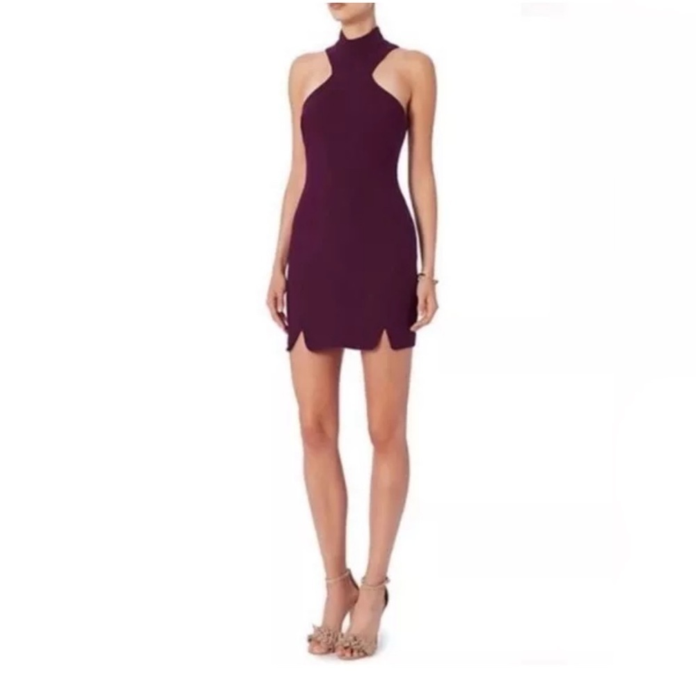 CINQ À SEPT Jax Mock Neck Mini Dress, Size 4